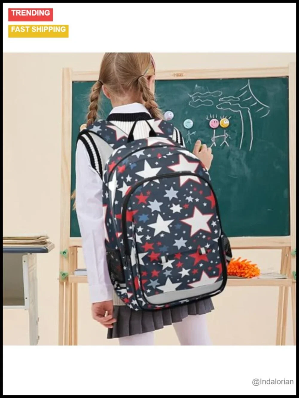 Kids Backpack Multifunctional Pockets Water Resistant Daypack School